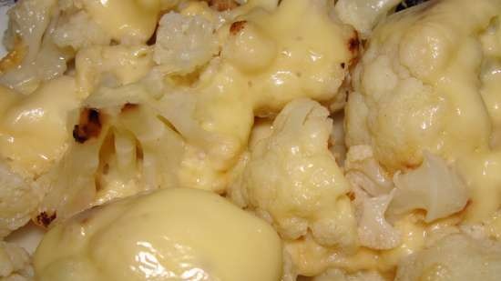Karfiol sajttal és vajjal (Steba DD1 gyorsfőző)