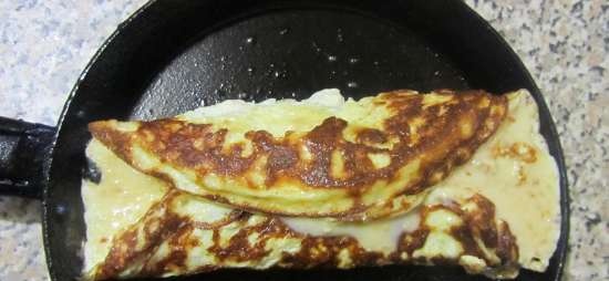 Ázsiai stílusú omlett nori és szezámmaggal