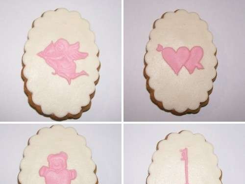 Peperkoek en koekjes versieren met mastiek (imitatie van glazuur)