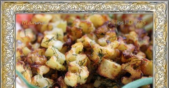 Rizos de patata picantes en la Philips HD9235 Airfryer