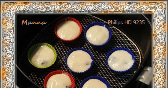 Airfryer mini cupcakes cseresznyével Philips HD9235