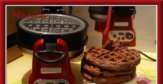 Barm Brack Waffles (KitchenAid Artisan Waffle Maker)