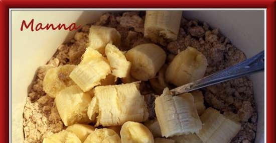 Wafle bananowo-serowe (KitchenAid Artisan Waffle Maker)