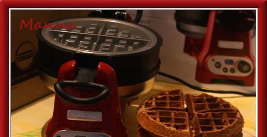 Waffles Lebkuchen (KitchenAid Artisan waffle maker)