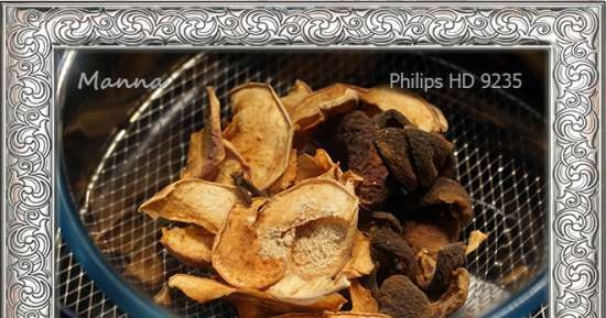 Compota de frutos secos picantes en la airfryer Philips HD9235