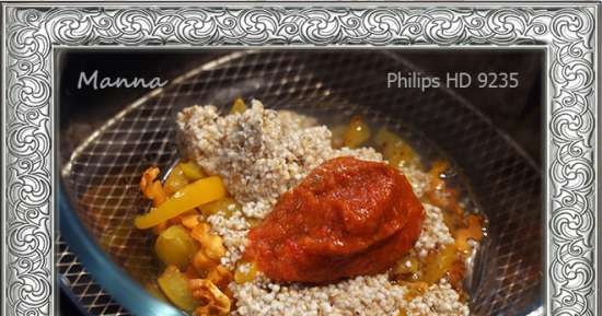 Philips Airfryer fűszeres zöldségleves HD9235