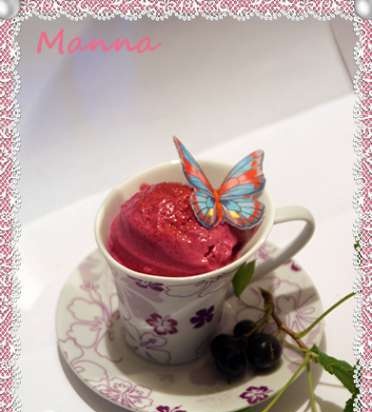 Berry Rose túrós fagylalt (kompresszoros fagylalt Nemox Talent Gelato & Sorbet)