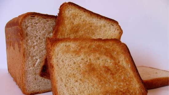 Zuurdesem Toast Brood