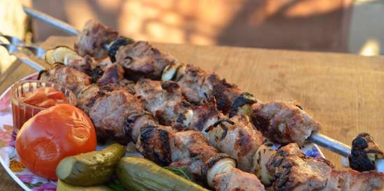 Juicy shish kebab (cooking secrets)