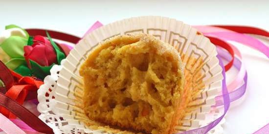 Narancssárga édesburgonya muffin