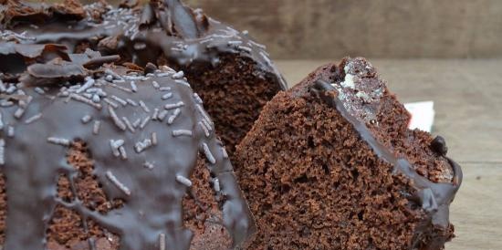 Muffin magro al cioccolato con succo