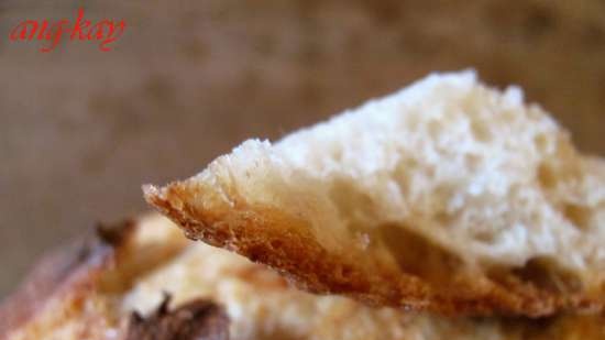 Pane alla crema con farina di ceci
