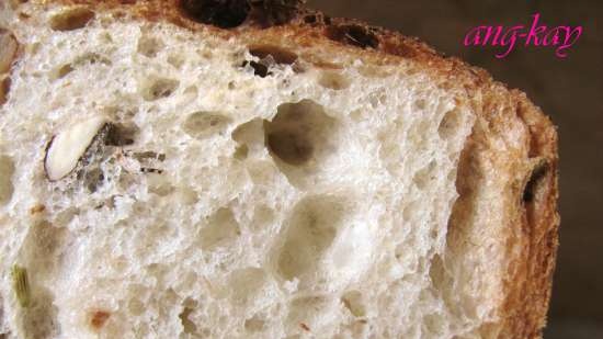 Brød med lavendel og valnøtter