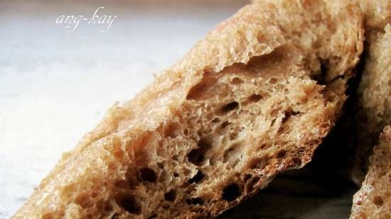 Pane di segale di grano tenero con estratto di malto