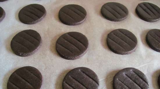 Galletas de chocolate con crema a base de galletas Oreo