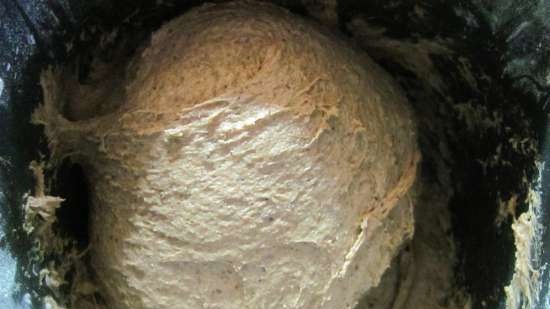 Pane a lievitazione naturale di segale con malto e anice