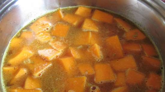 Tök curry leves kókusztejjel (sovány)