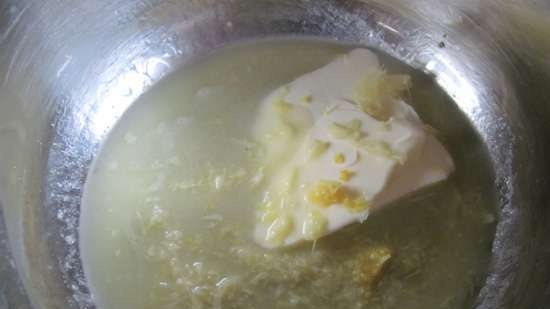 Rollitos de merluza con mantequilla de jengibre