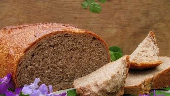 Wheat bread with mulberry