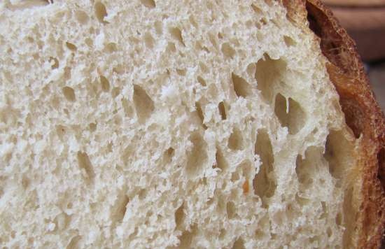 Kovászos kenyér búzadarával