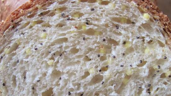 Pane con miglio e semi di papavero