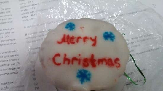 Cupcake natalizio inglese