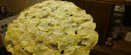 Burgonya chips a mikrohullámú sütőben