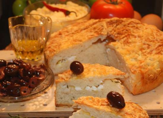 Greek cheese bread