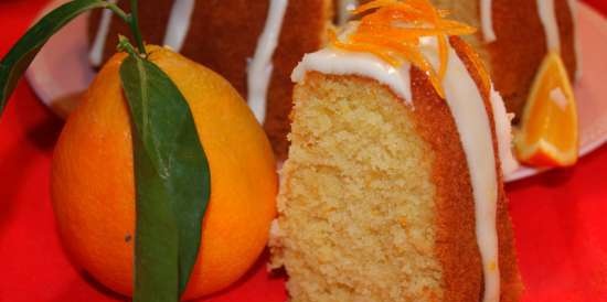 Narancsos cupcake
