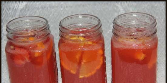 Jar Strawberry Limonade with Orange
