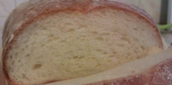 Búza kenyér Sajtos olasz szelet kenyérsütőben
