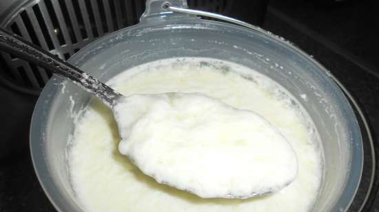 Joghurt a Brand 3812 fagylaltkészítőben
