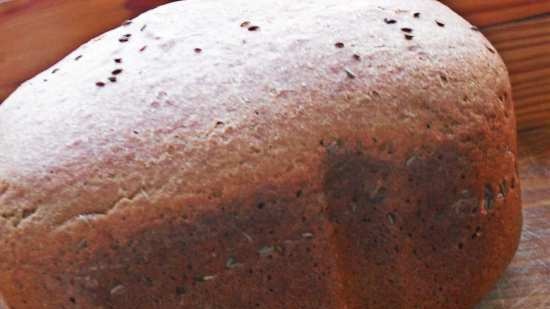 Búza-rozskenyér aszalt szilvával és tökmaggal a Panasonichoz (SD-2502)