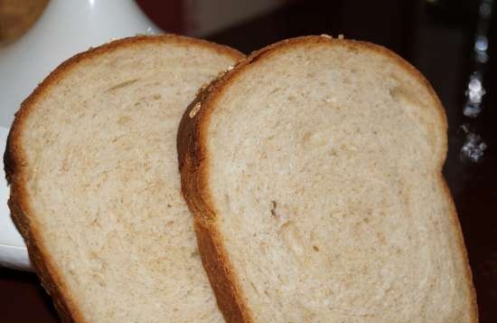 Könnyű búza teljes kiőrlésű kenyér, Peter Reinhart