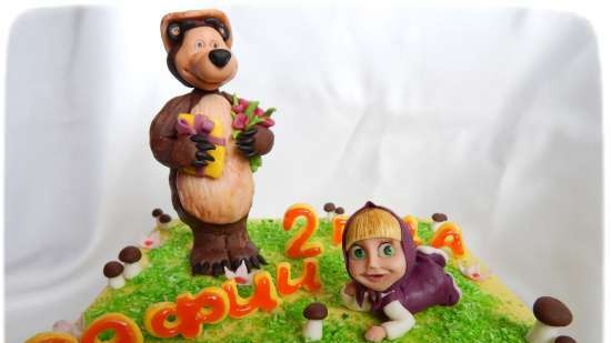 Bánh dựa trên phim hoạt hình Masha and the Bear