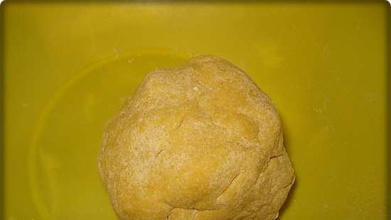 Regnbue-dumplings med poteter og stekte løk (mager)
