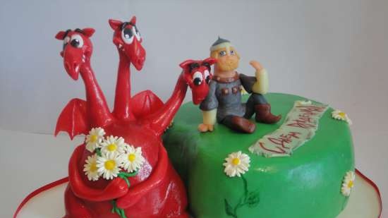 الشخصيات م / و والحيوانات (3D الكعك)