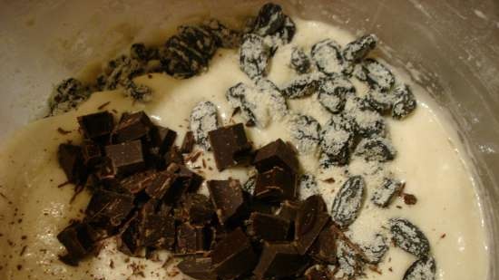 Búzadara muffin mazsolával és keserű csokoládéval (muffintál GFW-025)