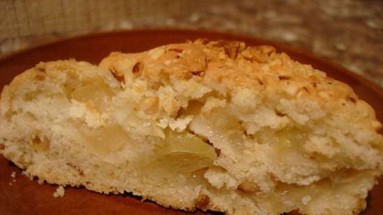 Pastel de mantequilla de avellana con manzanas (pizzero Princess 115000)