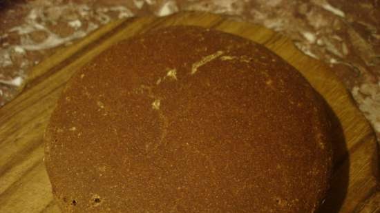 Rugbruise de pan negro islandés (sin levadura)