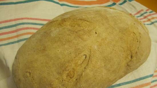 خبز العجين المخمر الطائفي (Pane Comune con Lievito Madre)