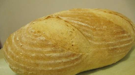 خبز العجين المخمر الطائفي (Pane Comune con Lievito Madre)