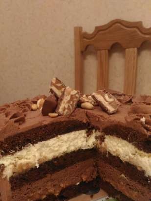 Snickers cake van Alina Akhmadieva