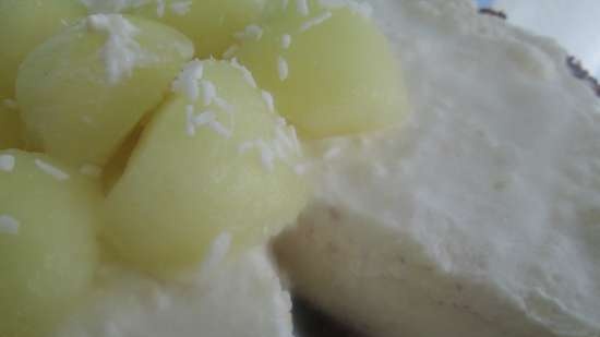 Tort lodowy z melonem