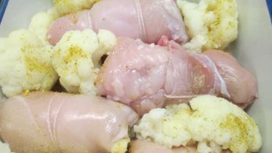 Involtini di petto di pollo con fegato e besciamella