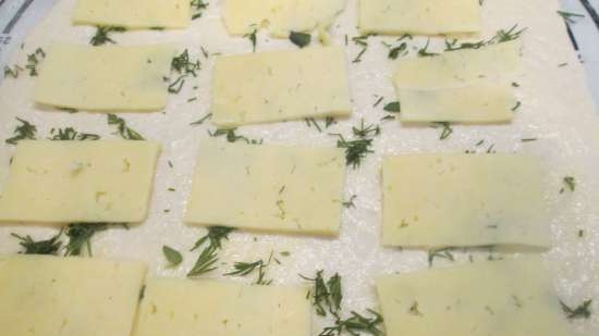 Ostemasse boller med ost og hvitløk