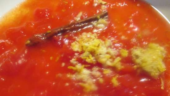Konfitura z pomidorów deserowych