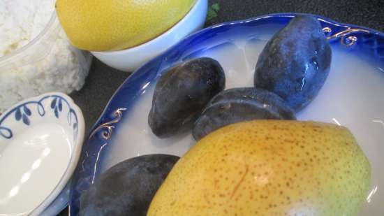 Fruitschotel met citrussmaak