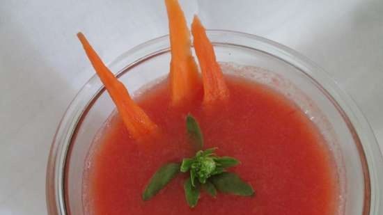 Batido de Coliflor con Tomate y Zanahoria