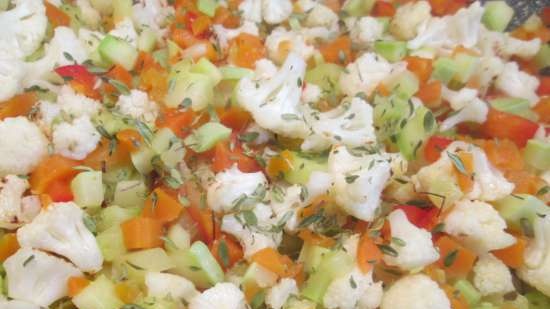 Zeleninové suflé s proso